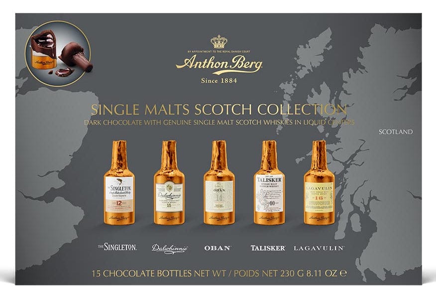 Anthon Berg Single Malt Whisky Chocolate Liqueurs 5 Pieces 78g
