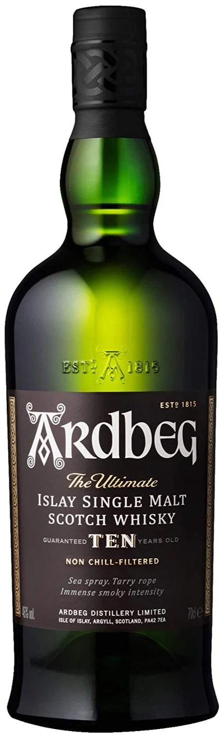 Ardbeg 10 Year Old Single Malt Scotch Whisky 70cl