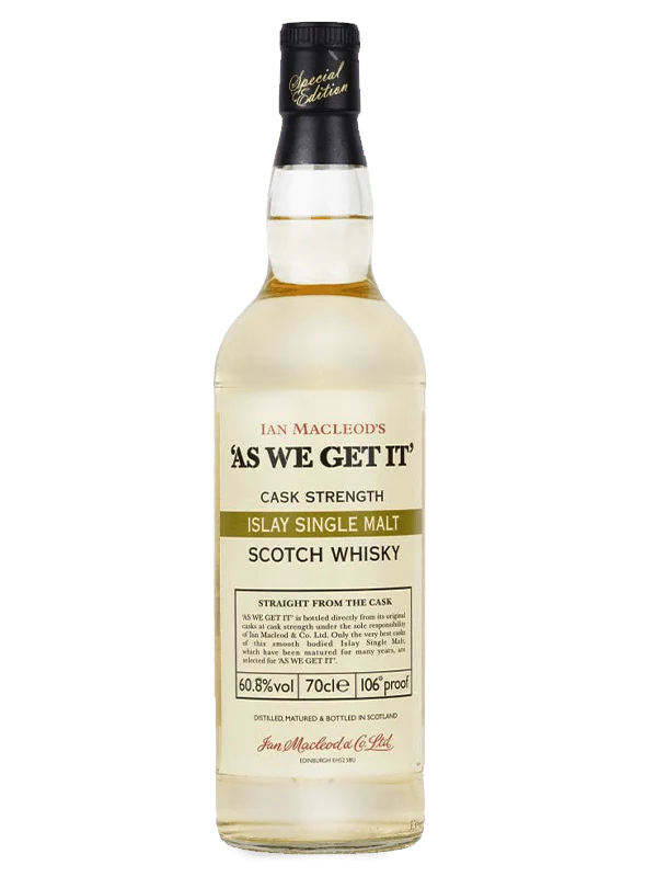 Ian Macleod 'As We Get It' Islay Single Malt Scotch Whisky 70cl
