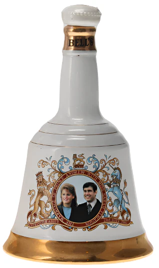 Bell's Royal Wedding Decanter Prince Andrew & Sarah Jane Ferguson 75cl