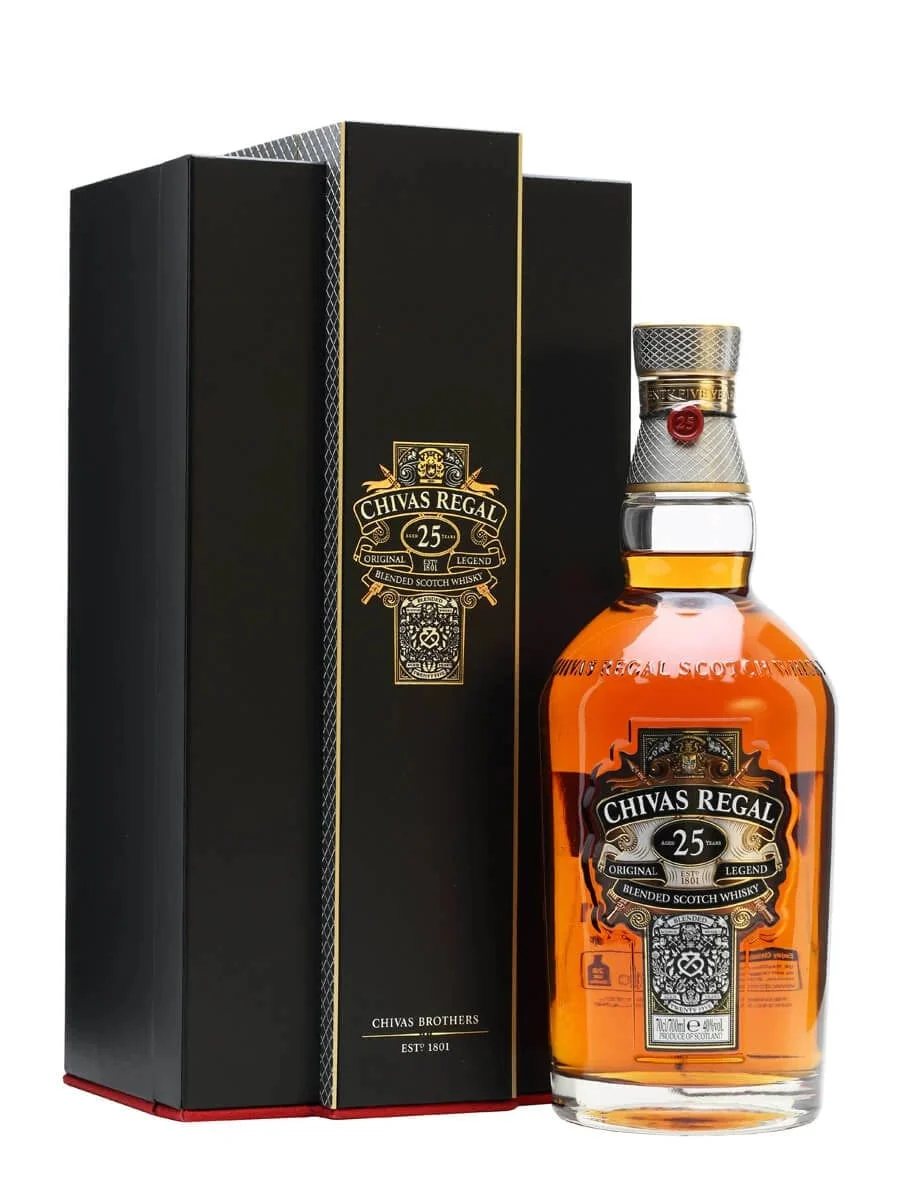 Chivas Regal 25 Year Old Blended Scotch Whisky 70cl
