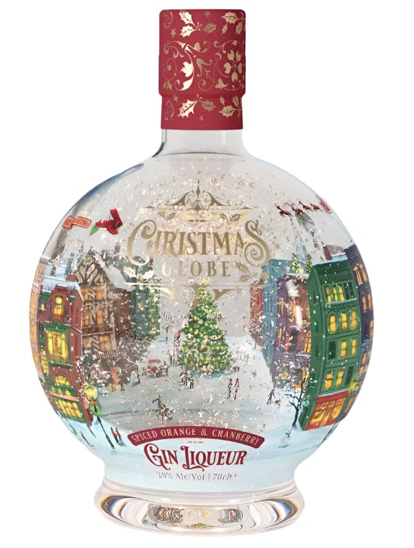 Christmas Globe Spiced Orange & Cranberry Gin Liqueur Bottle 70cl