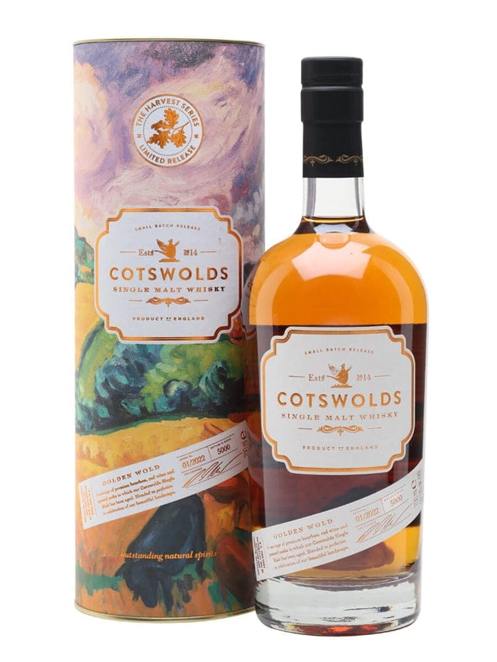 Cotswolds Golden Wold Harvest Series No. 1 Limited Edition Single Malt English Whisky 70cl