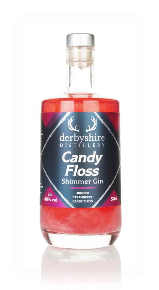 Derbyshire Distillery Strawberry Candy Floss Gin 50cl