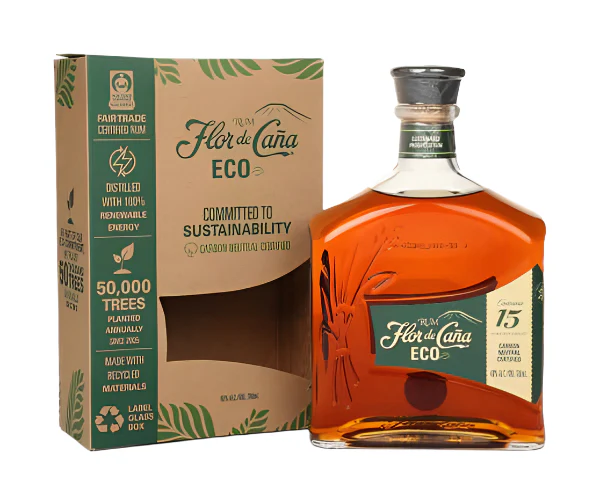 Flor de Caña Eco 15 Rum Gift Box 70cl