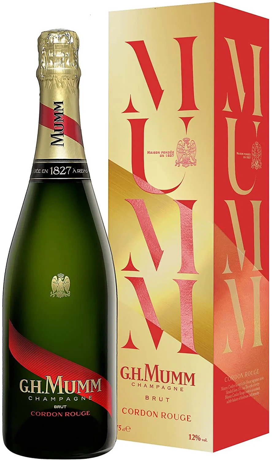 G.H.Mumm Cordon Rouge Champagne Gift Box 75cl