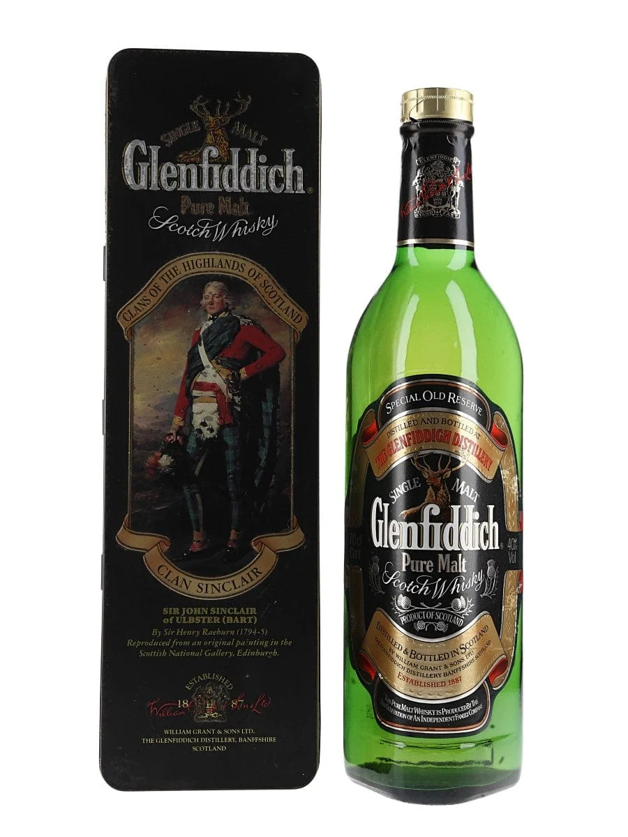 Glenfiddich Single Malt Clan Sinclair Bot. 1980s 70cl