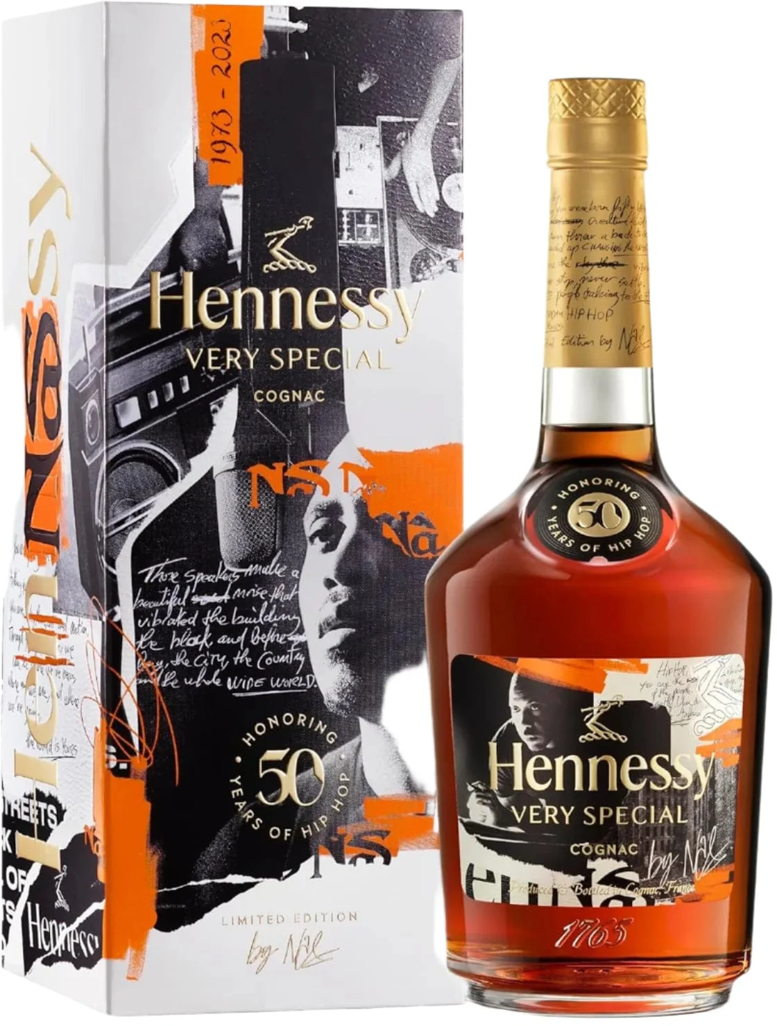 Hennessy Very Special Cognac Limited Edition 50th Hip Hop Anniversary By Nas 70cl