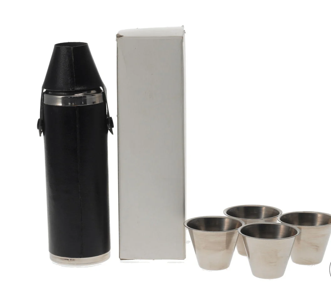 Highland Park Stainless Steel Sports Flask With Tot Cups - Image 2