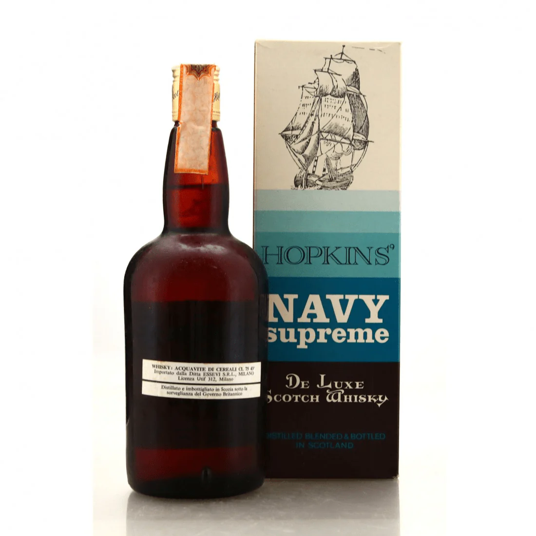 Hopkins' Navy Supreme 12 Year Old Bot. 1970s 75cl - Image 2