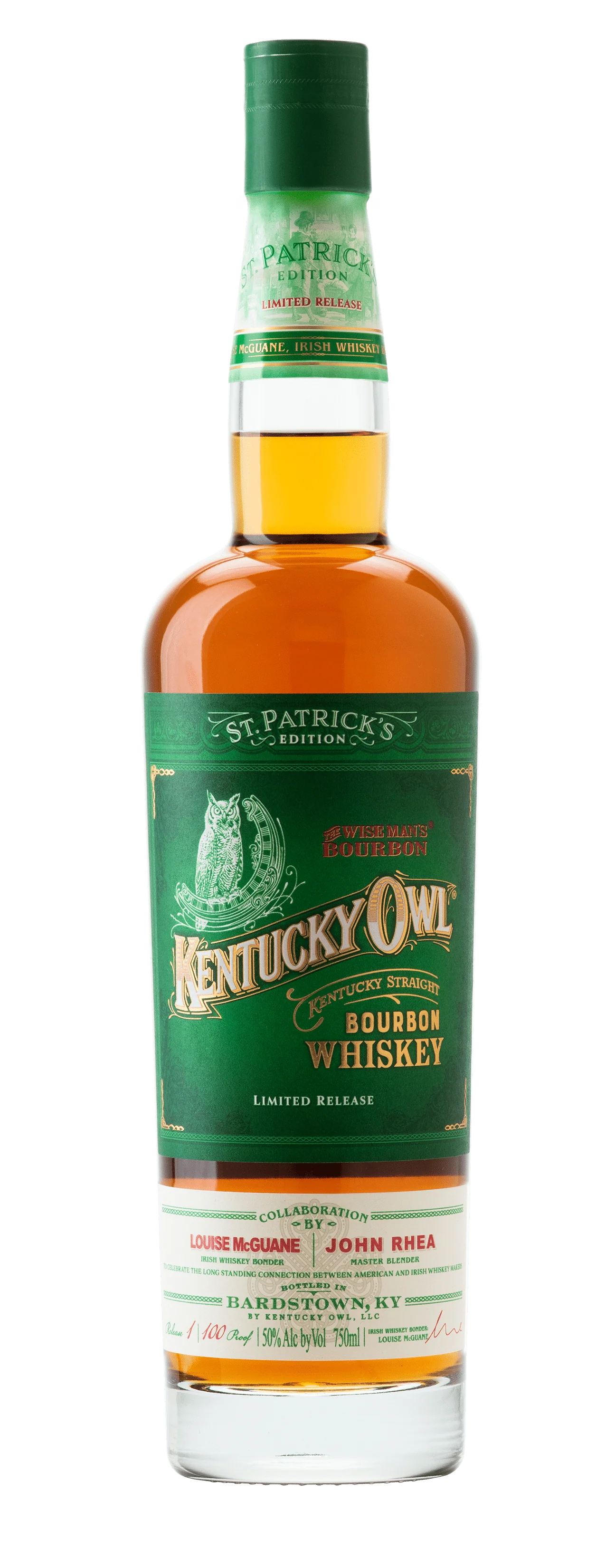 Kentucky Owl St Patrick's Day Limited Edition Kentucky Straight Bourbon Whiskey 70cl