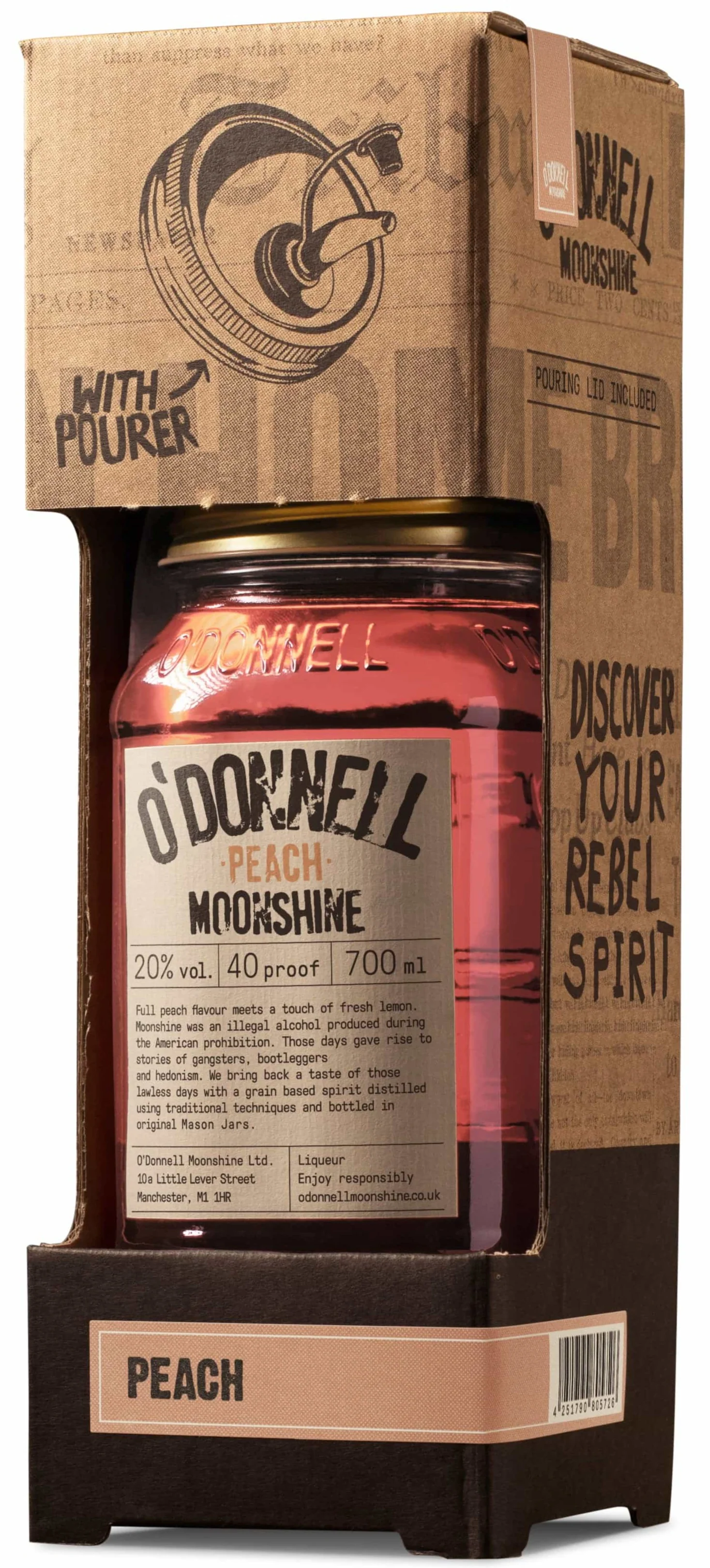 O'Donnell Moonshine Peach Gift Box 70cl