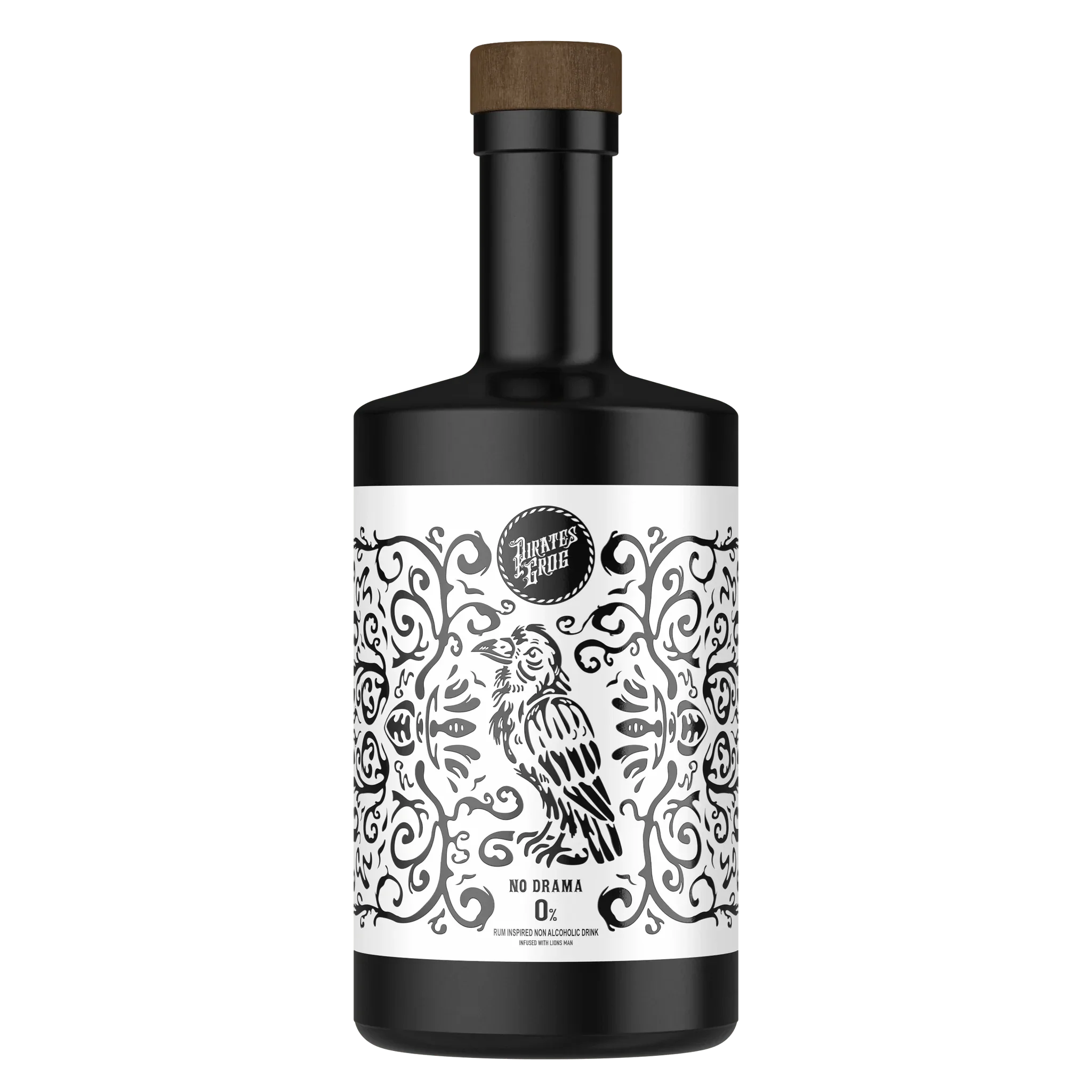 Pirate's Grog NO DRAMA Alcohol Free Rum Alternative Spirit 70cl