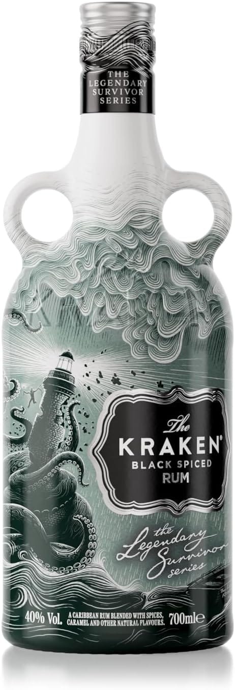 The Kraken Legendary Survivor Series The Lighthouse Keeper Limited Edition Rum Bottle 70cl